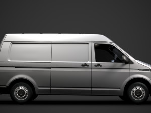 volkswagen transporter van l2h2 t61 2020 Modello 3D