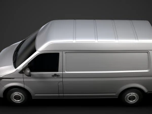 volkswagen transporter van l2h2 t61 2020 3D Model