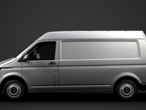 volkswagen transporter van l2h2 t61 2020 Modello 3D