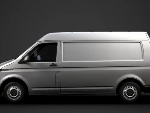 volkswagen transporter van l2h2 t61 2020 3D Model