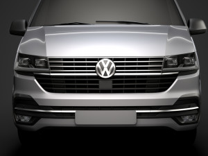 volkswagen transporter van l2h2 t61 2020 Modello 3D