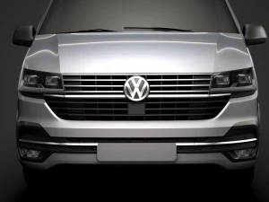 volkswagen transporter van l2h2 t61 2020 3D Model