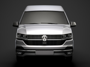 volkswagen transporter van l2h2 t61 2020 Modello 3D