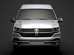 volkswagen transporter van l2h2 t61 2020 3D Model