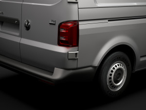 volkswagen transporter van l2h2 t61 2020 Modello 3D