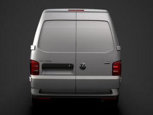 volkswagen transporter van l2h2 t61 2020 Modello 3D
