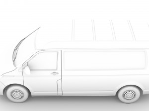volkswagen transporter van l2h2 t61 2020 Modello 3D