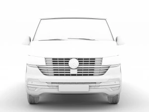 volkswagen transporter van l2h2 t61 2020 3D Model