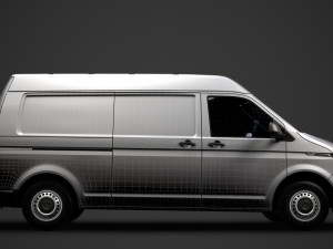 volkswagen transporter van l2h2 t61 2020 Modello 3D