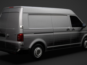 volkswagen transporter van l2h2 t61 2020 Modello 3D