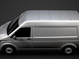 volkswagen transporter van l2h2 t61 2020 3D Model