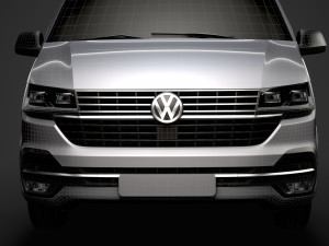 volkswagen transporter van l2h2 t61 2020 Modello 3D