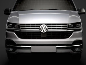 volkswagen transporter van l2h2 t61 2020 3D Model
