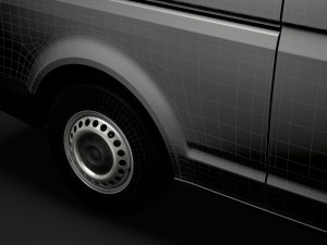 volkswagen transporter van l2h2 t61 2020 Modello 3D