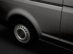 volkswagen transporter van l2h2 t61 2020 3D Model
