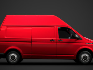 volkswagen transporter van l2h3 t61 2020 Model 3D