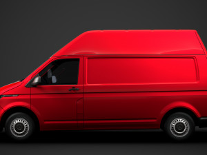 volkswagen transporter van l2h3 t61 2020 Model 3D