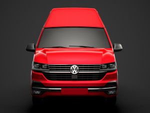 volkswagen transporter van l2h3 t61 2020 Model 3D