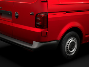 volkswagen transporter van l2h3 t61 2020 Model 3D