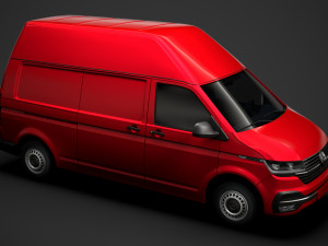 volkswagen transporter van l2h3 t61 2020 Model 3D