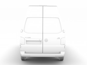 volkswagen transporter van l2h3 t61 2020 Model 3D