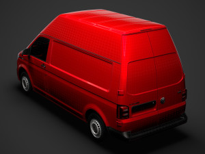 volkswagen transporter van l2h3 t61 2020 Model 3D