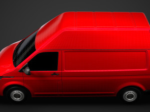volkswagen transporter van l2h3 t61 2020 Model 3D