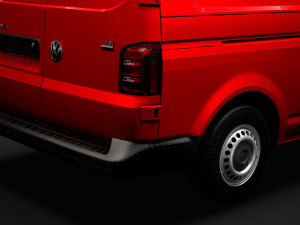 volkswagen transporter van l2h3 t61 2020 Model 3D