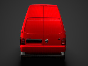 volkswagen transporter van l2h3 t61 2020 Model 3D