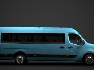 nissan nv 400 l4h2 minibus 2020 3D Модель