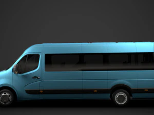 nissan nv 400 l4h2 minibus 2020 3D Model