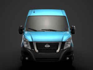 nissan nv 400 l4h2 minibus 2020 3D Модель