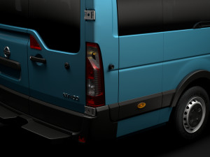 nissan nv 400 l4h2 minibus 2020 3D Модель