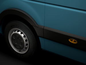 nissan nv 400 l4h2 minibus 2020 3D Модель