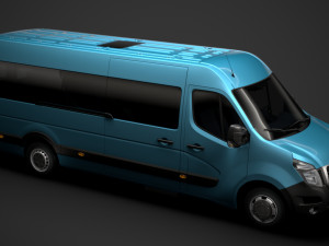 nissan nv 400 l4h2 minibus 2020 3D Модель