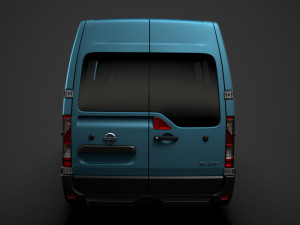 nissan nv 400 l4h2 minibus 2020 3D Модель