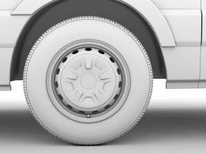 nissan nv 400 l4h2 minibus 2020 3D Модель