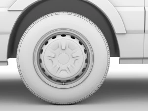 nissan nv 400 l4h2 minibus 2020 3D Model