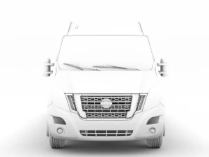 nissan nv 400 l4h2 minibus 2020 3D Model