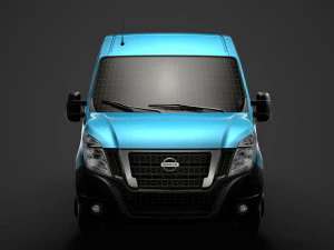 nissan nv 400 l4h2 minibus 2020 3D Model
