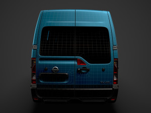 nissan nv 400 l4h2 minibus 2020 3D Модель