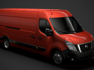 nissan nv 400 l4h2 van 2020 3D Model