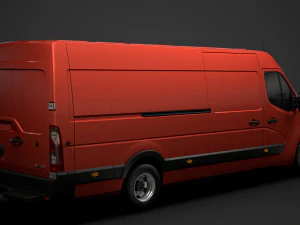 nissan nv 400 l4h2 van 2020 3D Model