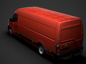 nissan nv 400 l4h2 van 2020 Modèle 3D