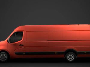 nissan nv 400 l4h2 van 2020 3D Model