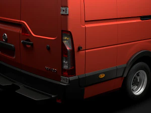 nissan nv 400 l4h2 van 2020 3D Model