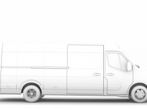 nissan nv 400 l4h2 van 2020 Modèle 3D