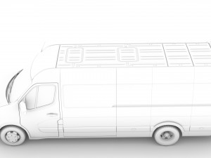 nissan nv 400 l4h2 van 2020 Modèle 3D