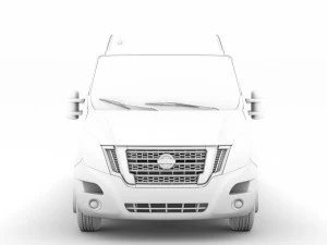 nissan nv 400 l4h2 van 2020 3D Model