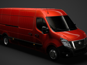 nissan nv 400 l4h2 van 2020 Modèle 3D